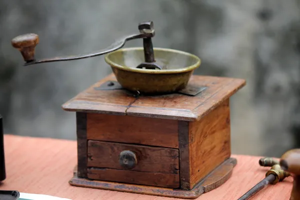 Old coffee grinder — Stock Photo, Image