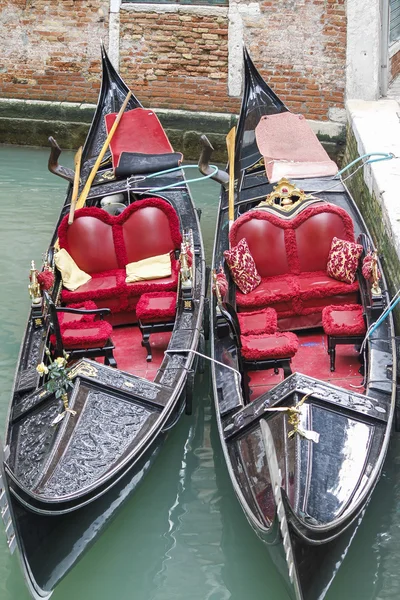 Góndolas en Venecia — Foto de Stock