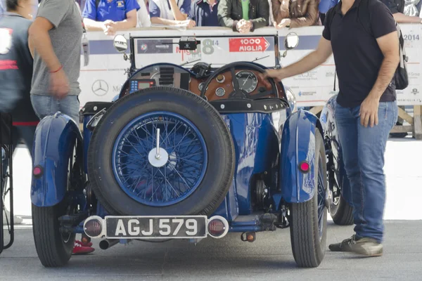 Mille miglia di corsa di auto d'epoca — Foto Stock