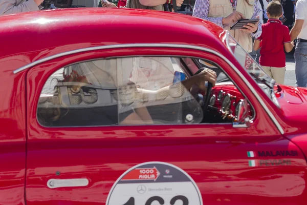 One thousand miles race of vintage car 15 May 2014 — Stock Photo, Image