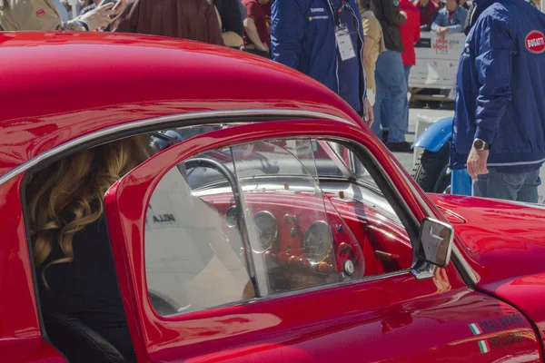 One thousand miles race of vintage car 15 May 2014 — Stock Photo, Image