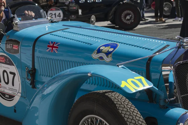 Mille miglia gara di auto d'epoca 15 maggio 2014 — Foto Stock