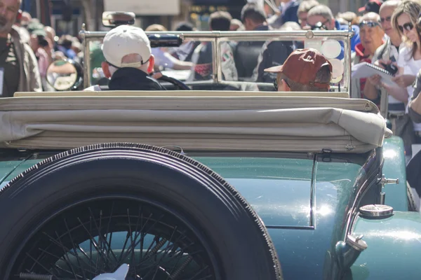 One thousand miles race of vintage car 15 May 2014 — Stock Photo, Image