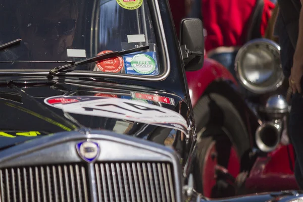 One thousand miles race of vintage car 15 May 2014 — Stock Photo, Image