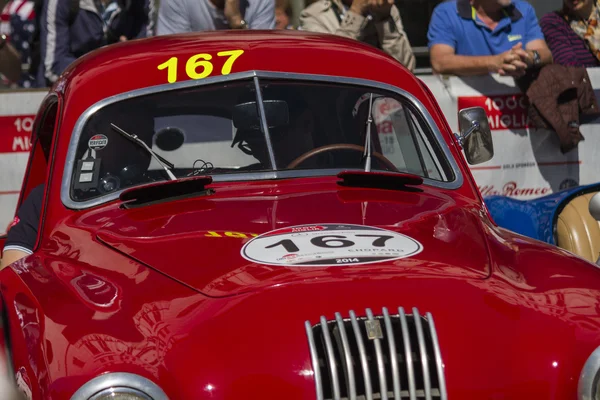 One thousand miles race of vintage car 15 May 2014 — Stock Photo, Image