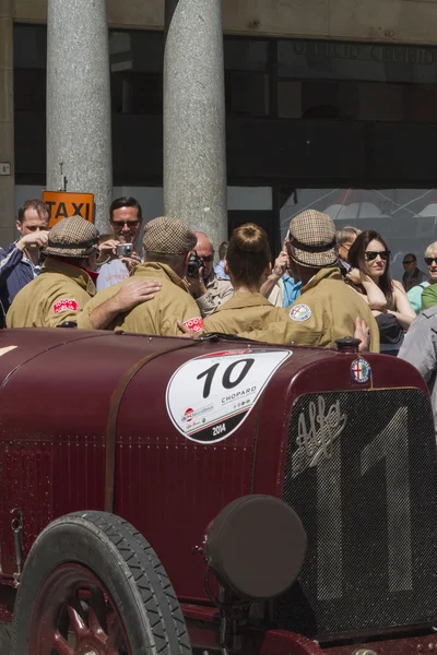 Mille miles de course de voitures anciennes 15 mai 2014 — Photo