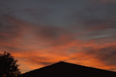 Kırsalda gün batımı