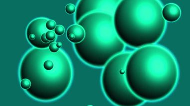 Kıbrıs Rum Kesimi 'nin Dönen Yeşil Ay Işığı Arkaplanı