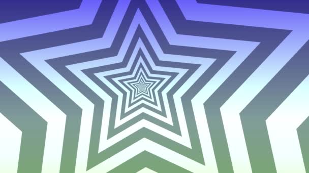 Animated Abstract Background Flying Star Sun Veggie Gradient — 비디오