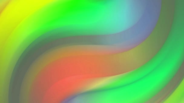 Twisted Gradient Wave Pattern Background Motion Smooth Waves Consisting Solid — Stock Video