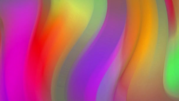 Crazy Gradient Wave Pattern Background Motion Smooth Circle Consisting Solid — Stock Video