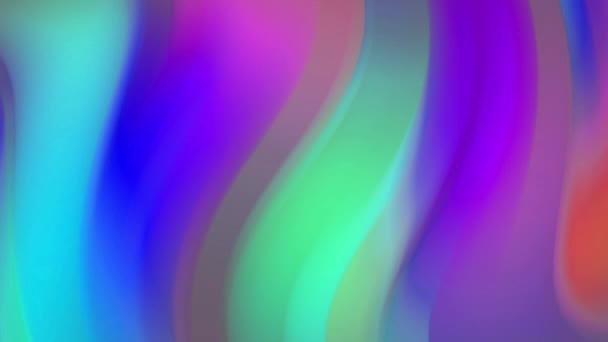 Crazy Gradient Wave Pattern Background Motion Smooth Waves Consisting Solid — 비디오