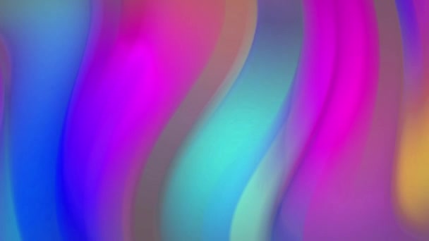 Crazy Gradient Wave Pattern Background Motion Smooth Circle Consisting Solid — Video
