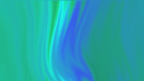Fluid Gradient Background Moving Gradient Consisting Solid Blue Light Green — Vídeo de stock