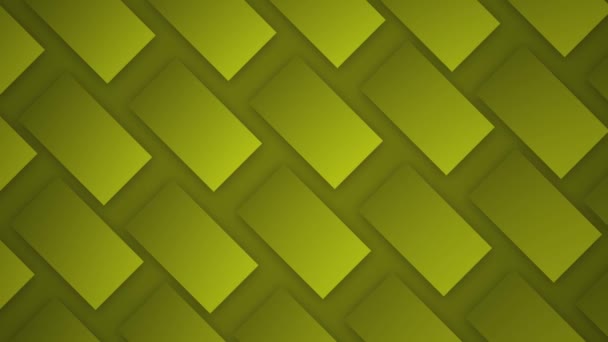 Block Background Block Moving Screen Consisting Solid Yellow — Vídeo de stock