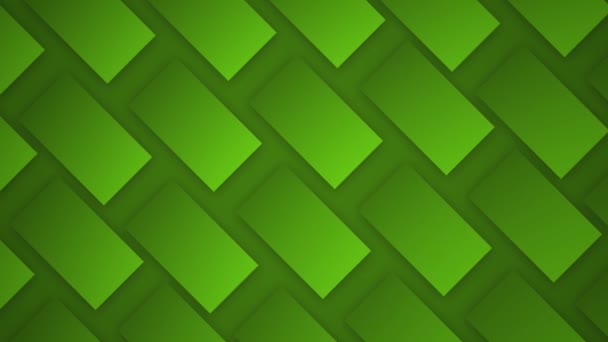 Katı Açık Yeşil Çeren Ekranda Blok Giderek Arkaplanı Blokla — Stok video