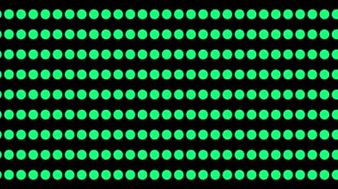 Çember Şablon Arkaplan Yeşil Çember Katı Siyah Ekran