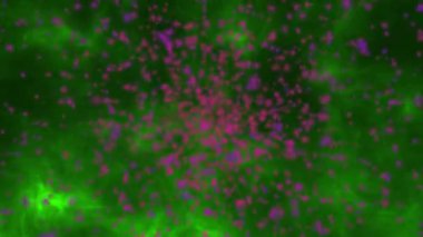 Parçacıkların Arkaplan Yavaş Hareketi Ultra Parçacıkları