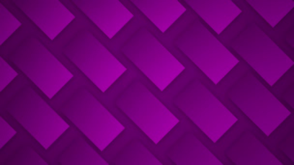 Block Background Block Moving Screen Consisting Solid Purple — стоковое видео