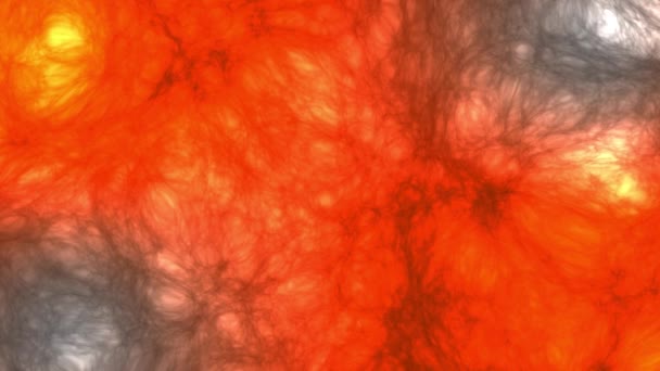 尘埃颗粒背景缓慢运动橙色和红色颗粒运动 — 图库视频影像