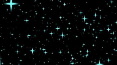 Yıldızların Gökyüzü Renkli Gece Yıldızları Arkaplanı