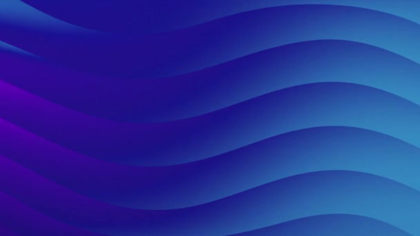 Liquid Gradient Waves Background Wavy Smooth Wall Concept Gradient Blue — Video