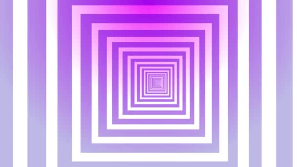 Rechthoek Achterzijde Naadloze Violette Beweging Rechthoek Verloop — Stockvideo