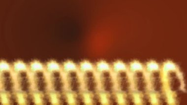 Parlayan Duman Çokgen Kalıbı Altın Duman Şablonu