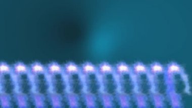 Parlayan Duman Çokgen Deseni Üzüm Duman Deseni