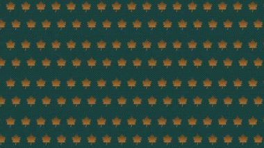 Sonbahar Yaprakları Kalıp Kayısı Ekranda Hareket Ediyor