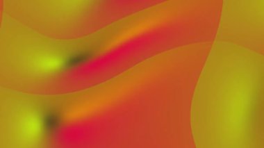 Türbülans Döngüsü Turuncu Arkaplan Ekranda Taşıma