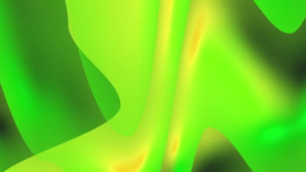 Cross Displacement Looping Background Green Moving Screen — Vídeos de Stock