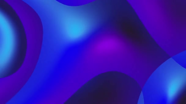 Twist Looping Background Color Blue Circle — ストック動画