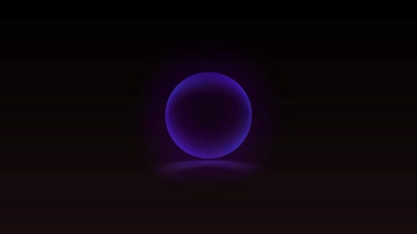 Glowing Spectrum Background Color Admiral Circle — Video