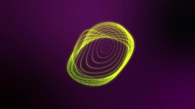 Gradyan daire arka plan animasyonu. Soyut çember desenli animasyon. Gradyan Hareketi Grafikleri. Gradyan Müzik Dengeleyici.