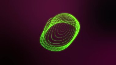 Gradyan daire arka plan animasyonu. Soyut çember desenli animasyon. Gradyan Hareketi Grafikleri. Gradyan Müzik Dengeleyici.