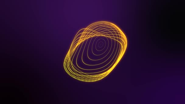 Gradient Circle Background Animation Abstract Circles Pattern Animation Gradient Motion — стоковое видео