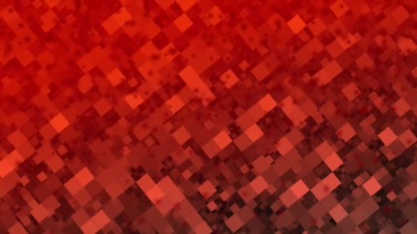 Abstract Particles Background Rotating Red Background — Stock Video