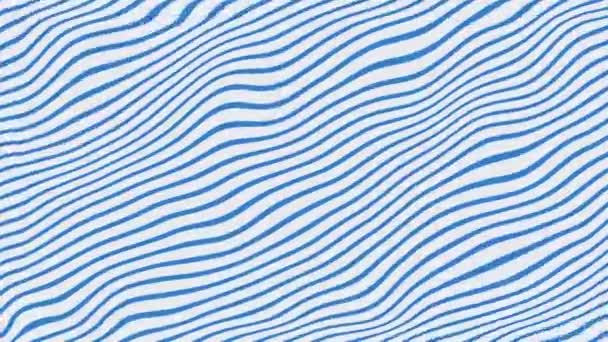 Gradient Background Wave Line Blue Background — Vídeo de stock
