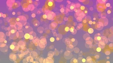 Bokeh Pembe Arkaplan Kabarcığı Ekranda Hareket Ediyor