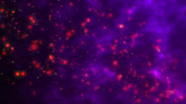 Mavi Renkli Parçacık Arkaplanını Ateş Et