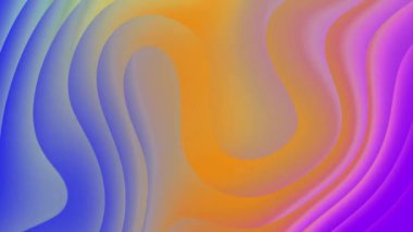 Sıvı Gradyan Dalgası Testere Dişi Türbülansı Yumuşak Arkaplan Dalgası Düz Portakal Derece Sıvı Deseni