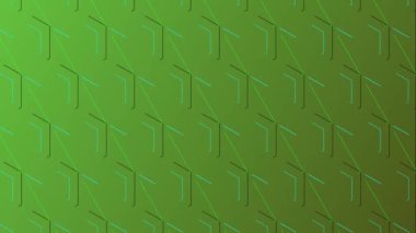 Yeşil Dikdörtgen ile Karmaşık Desen Arkaplan Renk Canlandırması