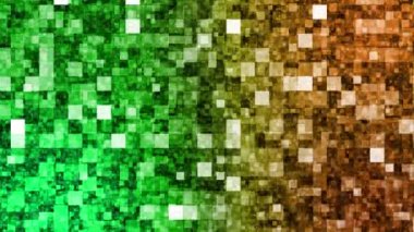 Yeşil Renk Bloğu ile Gradyan Arkaplanını engelle