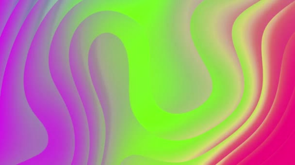 Liquid Gradient Wave Sawtooth Turbulent Smoother Background Wavy Smooth Gradient — Vídeo de stock