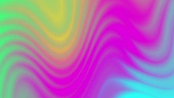 Vätskeradient Wave Triangle Twist Bakgrundstriangel Smooth Gradient Pink Liquid Mönster — Stockvideo