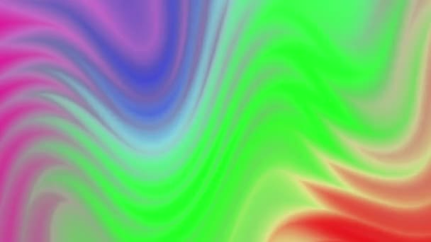 Liquid Gradient Wave Triangle Twist Background Τρίγωνο Ομαλό Gradient Green — Αρχείο Βίντεο