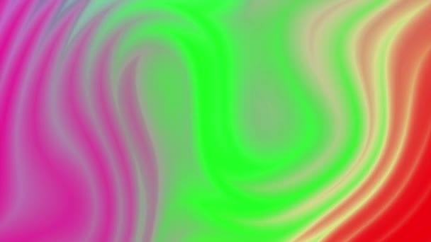 Liquid Gradient Wave Triangle Turbulent Smoother Background Smooth Gradient Green — Stok video