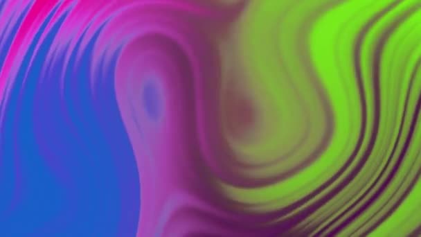 Liquid Gradient Wave Sawtooth Turbulent Smoother Gradient Blue Liquid Pattern — Video Stock