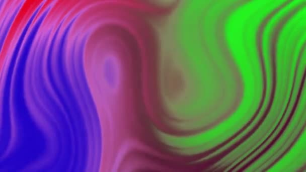 液体渐变波锯齿涡旋光滑渐变渐变渐变紫罗兰液态图 — 图库视频影像